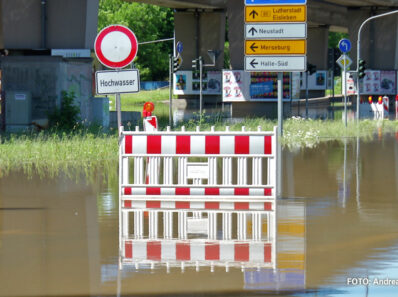 Hochwasser in Halle 2013 (Foto: Andreas Rohrbach)